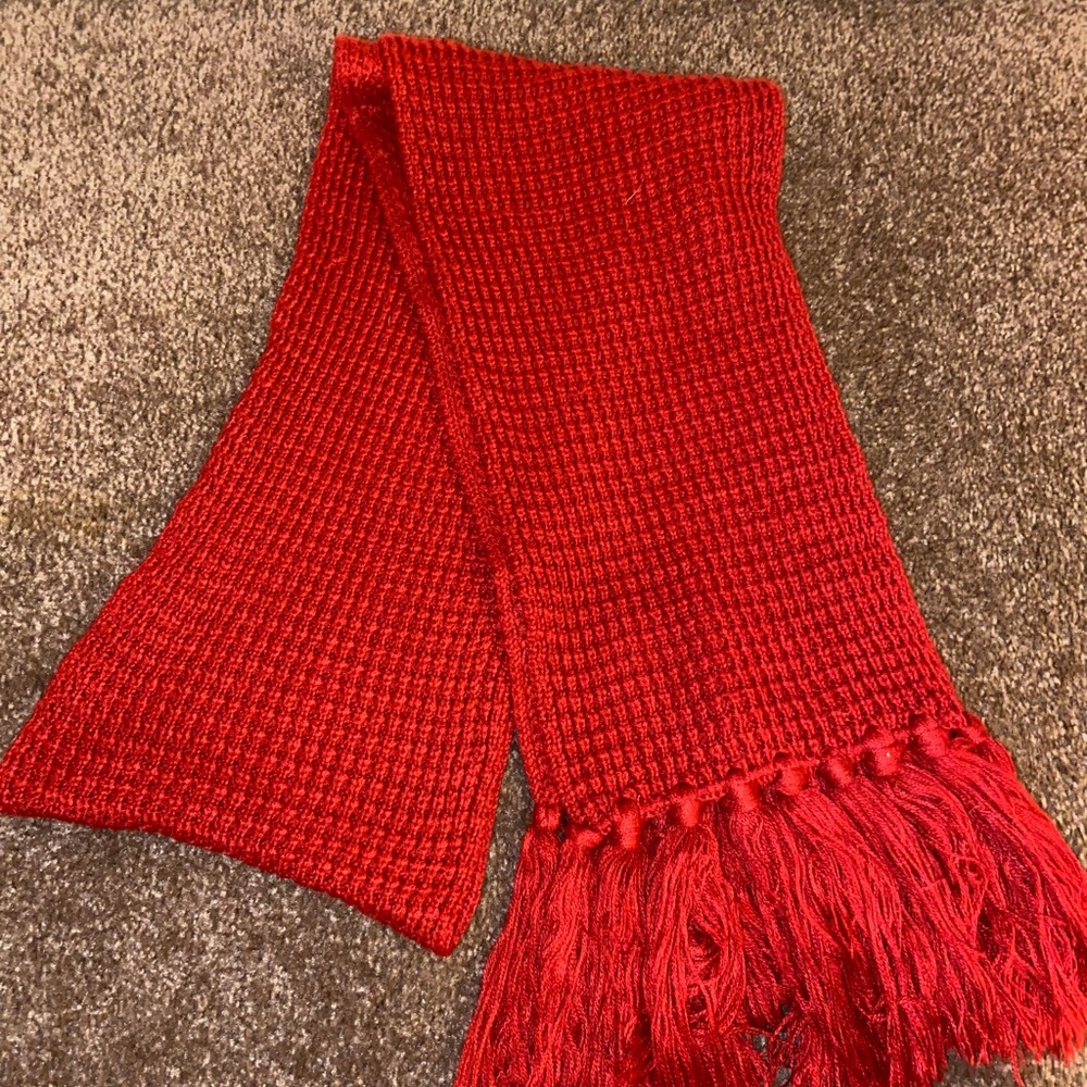 Large Red Scarf